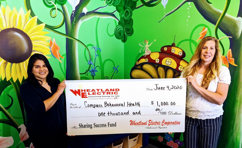 Compass Behavioral Health Receives Wheatland Electric Sharing Success